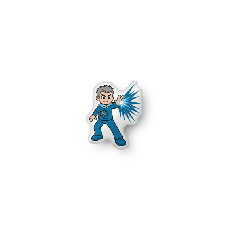 Kid Friendly "Iceman" pillow